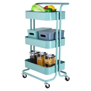 3-Tier Multipurpose Rolling Storage Trolley