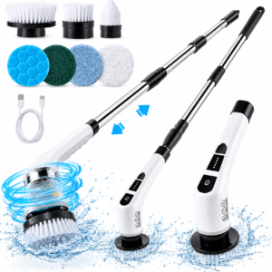 Cordless Spin Scrubber Cleaning Kit