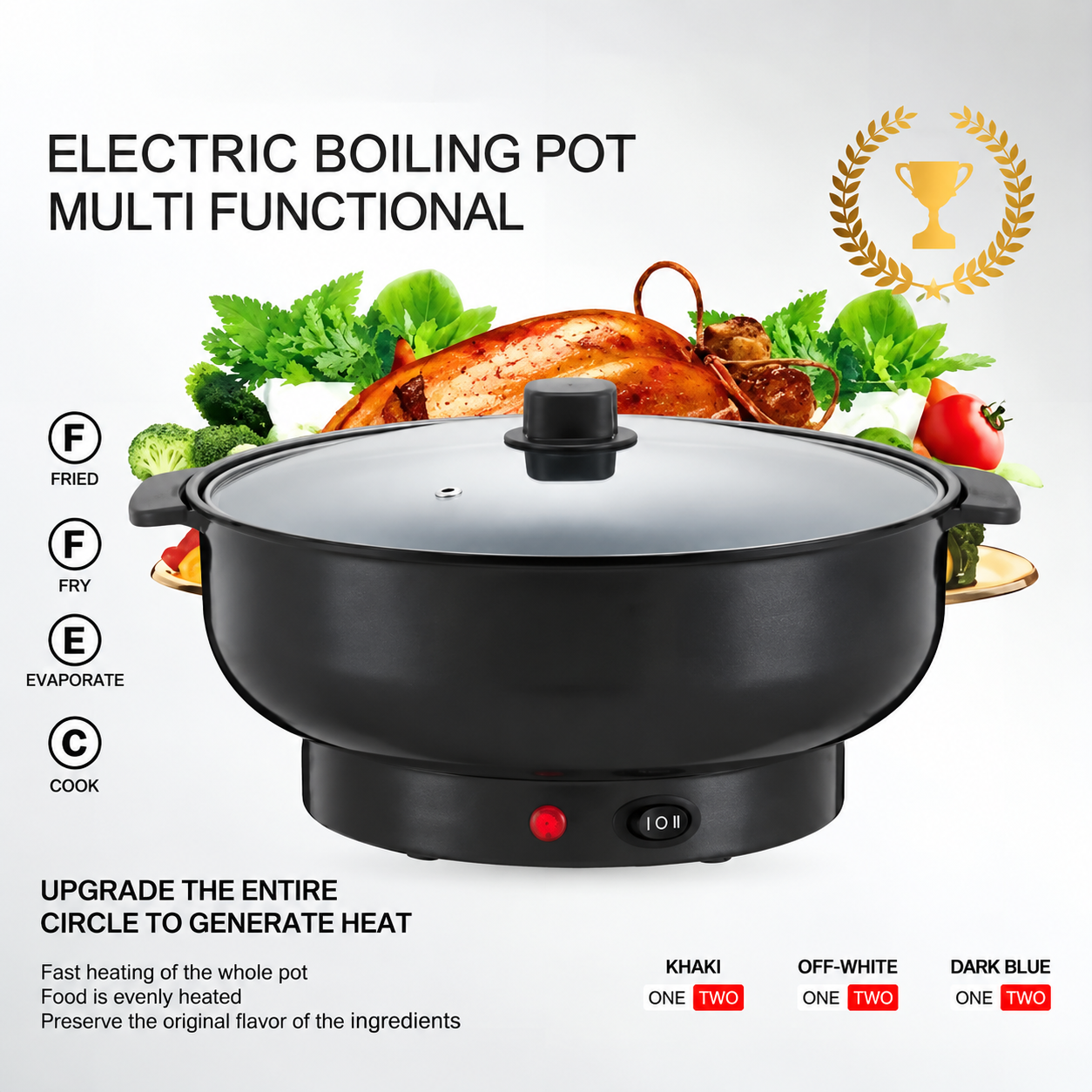 Multifunction Electric Cooking Pot