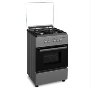 Maxi Gas Cooker 60x60 CM (4) Burners Black & Grey (BASIC)