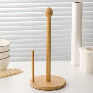 Wooden tissue paper holder