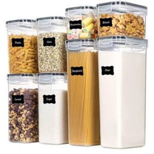 8-Piece Airtight Pantry Storage Container Set